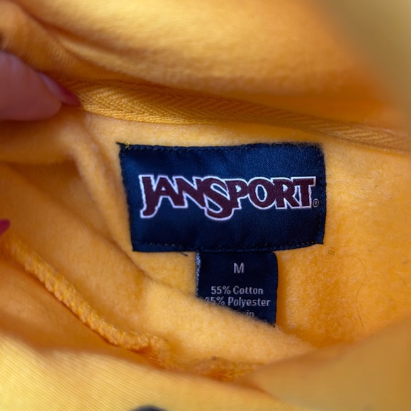 Jansport yellow Oregon Duck hoodie - Picture 2 of 2